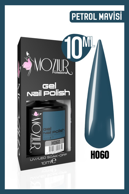 Kalıcı Oje Uv Led H060 (MAVİ SERİSİ) 10ml