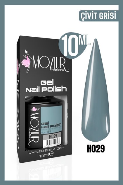 Kalıcı Oje Uv Led H029 (GRİ SERİSİ) 10ml