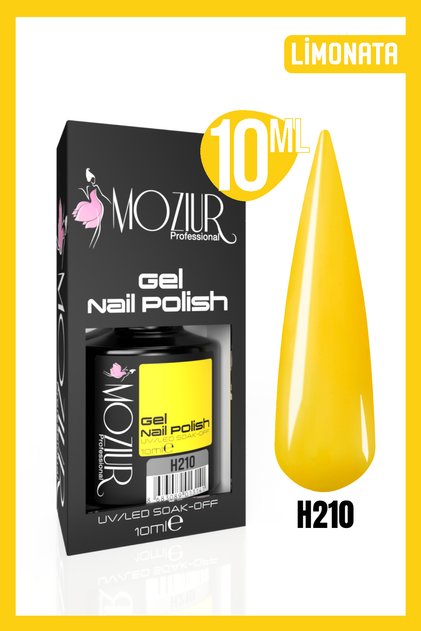 Kalıcı Oje Uv Led H210 (SARI SERİSİ) 10ml