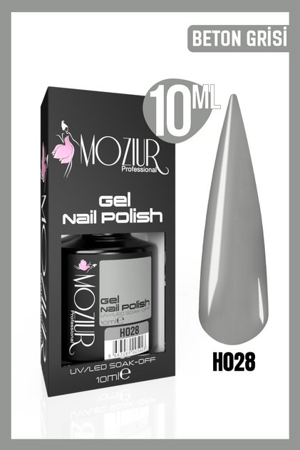 Kalıcı Oje Uv Led H028 (GRİ SERİSİ) 10ml