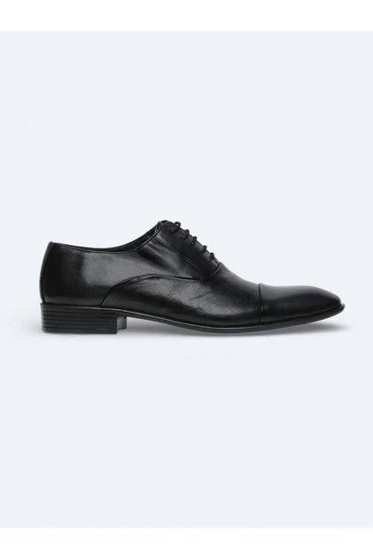 Black Leather Classic Shoes