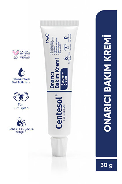 Onarıcı Cilt Bakım Kremi Yoğun Nemlendirici Bariyer Güçlendirici Recovery Cica Cream 30 G