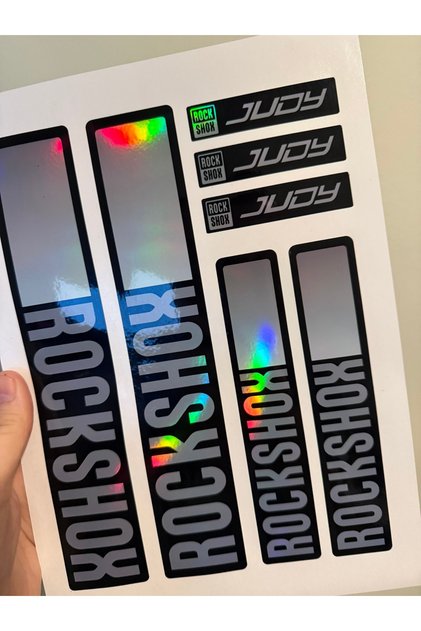 RockShox Judy Maşa Sticker Seti 25x5 cm