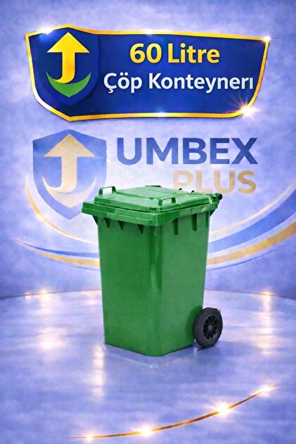 Umbex Plastik Çöp Konteyneri 60 Litre Plastik Konteyner - A Isıya Karşı Dayanıklı Malzeme