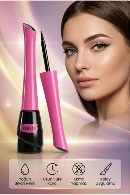 Suya Dayanıklı Ultra Black Profesyonel Likit Eyeliner