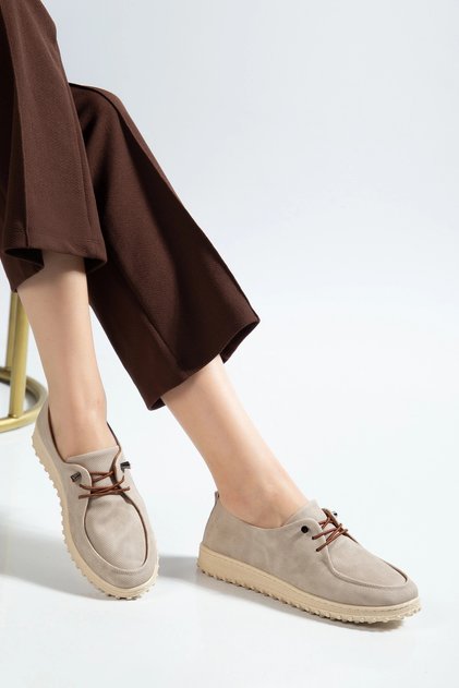 Women's Daily Golf Shoes Denim Beige