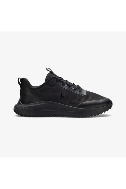 Erkek Rahat Taban File Detaylı Rahat Siyah Sneaker YM0YM01442-0GJ