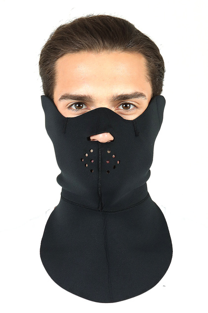 Mască Softshell NEGRĂ