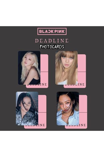 BLACKPINK DEADLINE MOOD LIGHT トレカ Kpop Dünyasi BLACKPINK '' Deadline '' Mood Light Ver. Photocards