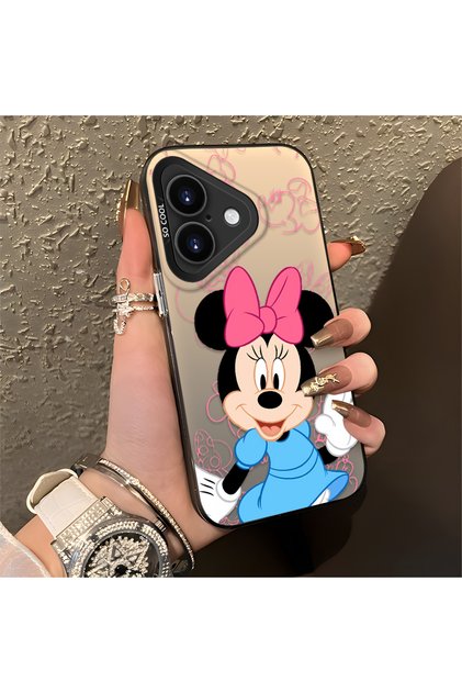 Stylish Minnie Mouse Patterned Shockproof Phone Case Compatible with iPhone 17