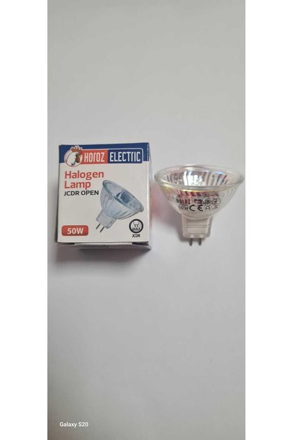 çanak halojen ampül 220 V 50 W