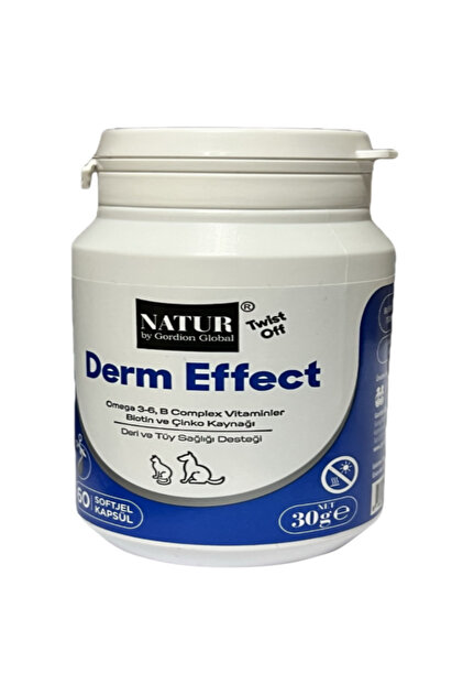 Natür Derm Effect Deri Ve Tüy Sağlığı Desteği Kedi ve Köpekler