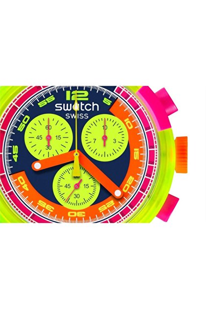 swatch NEON TO THE MAX 腕時計 SB06J100 Swatch NEON TO THE MAX SB06J100 Kol Saati - Fiyatı, Yorumları