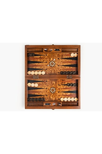 Helena Wood Art Pure Küçük Boy Tavla / Ceviz - Mazel - Fiyatı