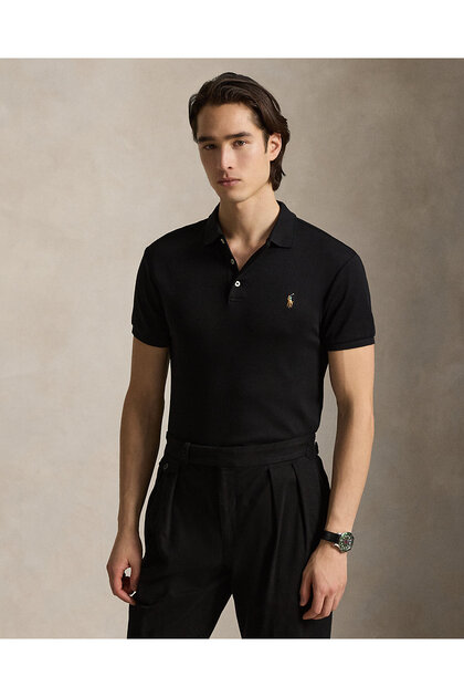 Ralph Lauren The Skinny Polo S ブラック Ralph Lauren Regular Kesim Yumuşak Dokulu Polo Tişört - Fiyatı