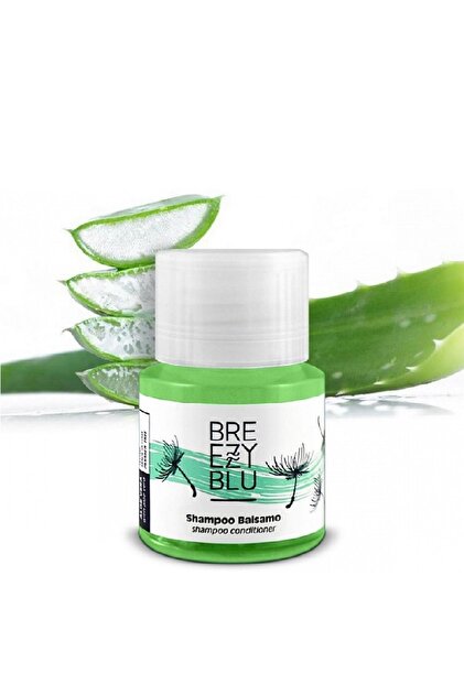 Breezy Blu Hotel Shampoo, BREEZY BLU, 26 ml, with Aloe Vera. Set of 64  pieces- Trendyol