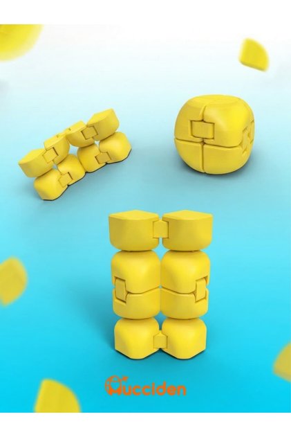 | V2 Yellow Infinity Cube – Infinite Cube & Movable Stress Cube