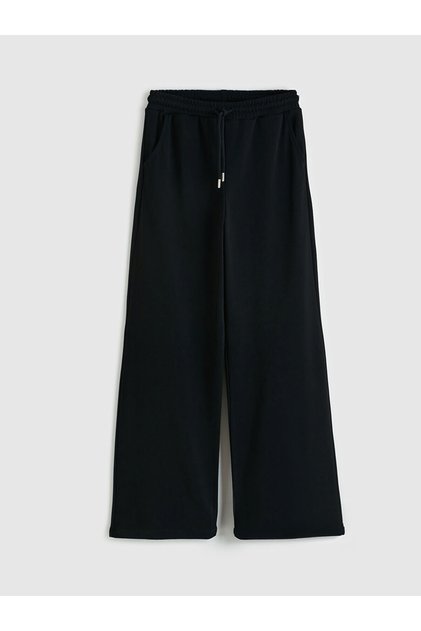 Women's Wide Leg Sweatpants with Elastic Waist