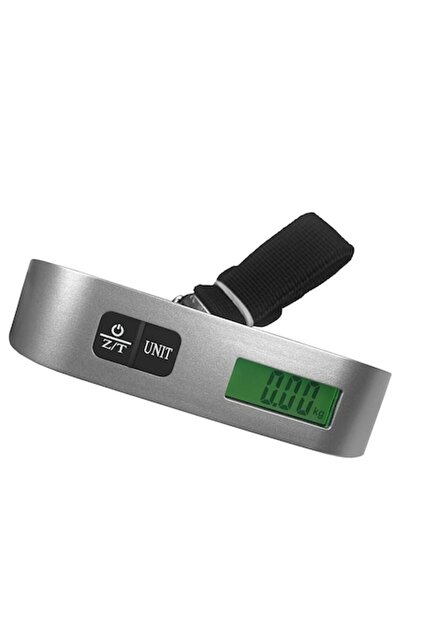 Ηλεκτρονική Ζυγαριά Αποσκευών, ABS, Οθόνη LCD, 50 κιλά, Ασημί