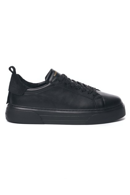 Erkek Bobe Siyah Süet Kemer Detaylı Yeni Sneakers