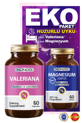 Huzurlu Uyku Döngüsü Valerian Pasiflora Huzursuz Ayak Sendromu Magnezyum