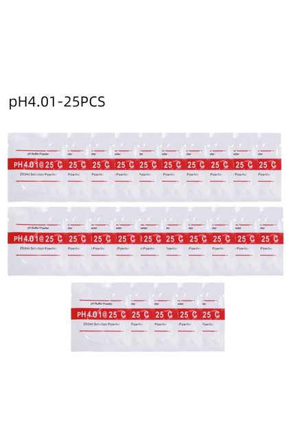 pH-4.0 25pcs 25PCS/lot PH Buffer Powder 4.00/6.86/9.18 Calibration Point PH Measure Calibration Sol