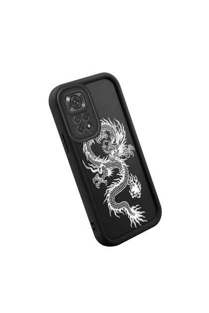 Redmi Note 11/Note 11S High Quality Classic Dragon Patterned Case, Luxury, Shockproof Silicone