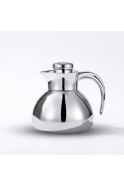 Luxury Silver Stainless Steel Coffee Pot. Capacity 1 Liter. / 119889