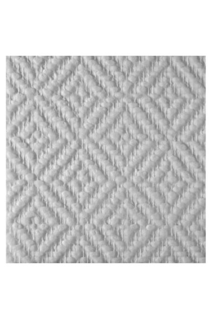 Tapet din fibră de sticlă 180g/m² Model Losange, Alb