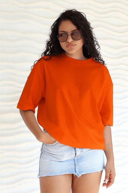 Plain Oversized Unisex T-Shirt Ycb5