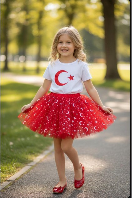 Girl's Skirt Tu Tulle Ü Ay Yildizli