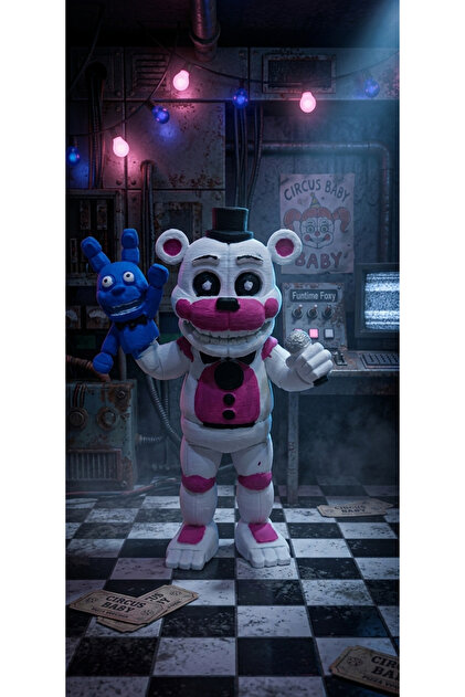 Z-Eksen Fnaf Funtime Freddy Figure - Five Nights at Freddy's