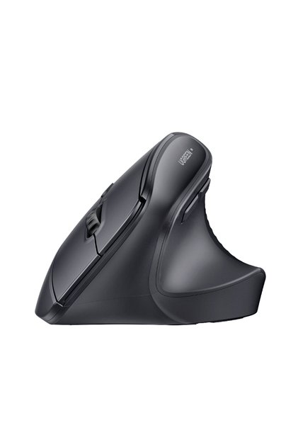 Dikey Ergonomik Fare Kablosuz (BT 5.0+2.4G) 5 Düğmeli, 1000/1600/2000/4000 DPI Mouse, Siyah, 55916