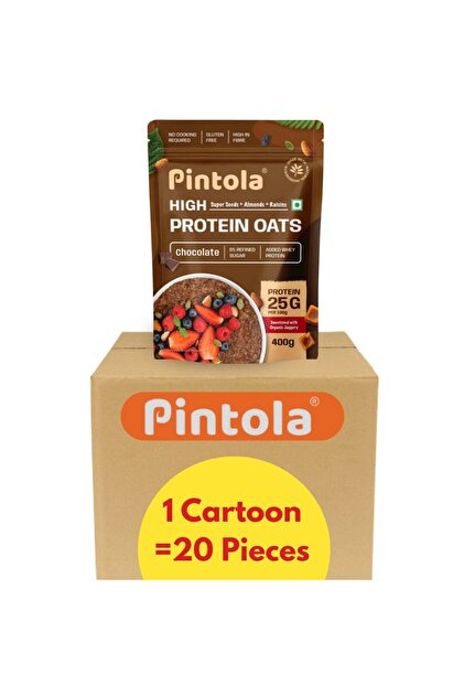 High Protein Oats Chocolate 400g | Pack of 20