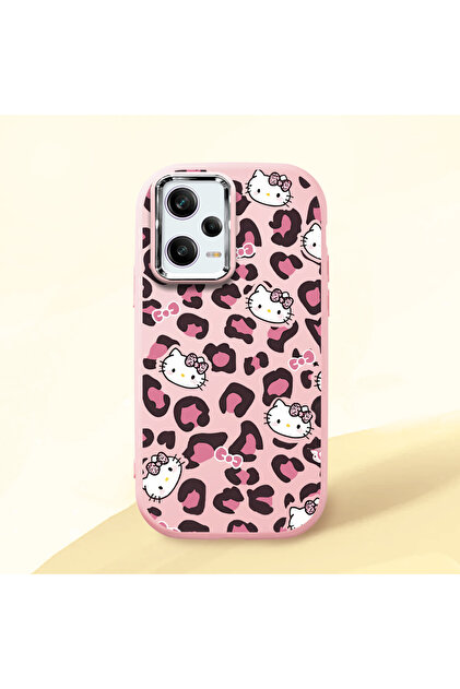 Hontinga Redmi Note 12 Pro 5G Uyumlu Hello Kitty Desenli Kamera