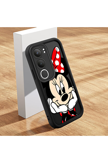 ARTISHELL Vivo Y19S 4G/Y19S Pro Compatible Stylish Cartoon Mickey and  Minnie Patterned Silicone Phone Case- Trendyol