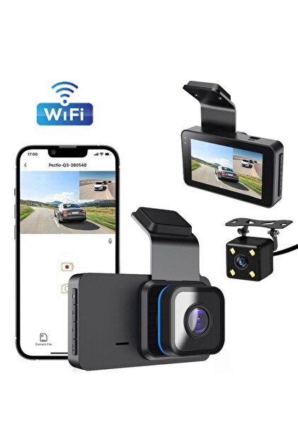 Navigold Dx-14 Wifi Ful Hd 2k 1296p Araç Kayıt Kamerası 2 Kameralı