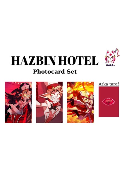 Hara Company Hazbin Hotel Lucifer Photocard Seti / Koleksiyon