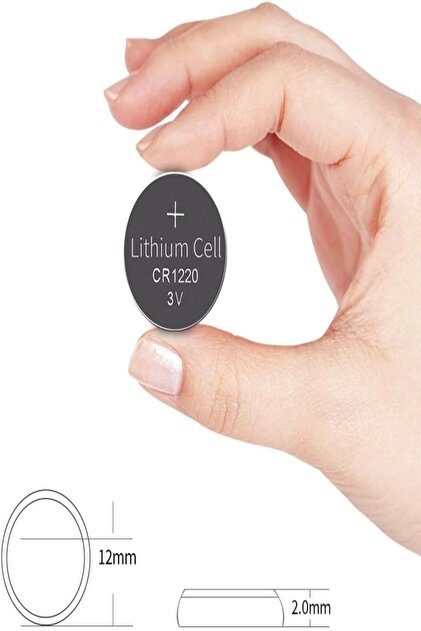 Işıklı Klavye Oyuncak Anahtarlık Pili 4 Adet CR1220 Lithium Cell Battery