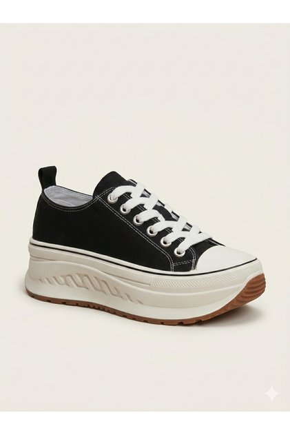 Thick Sole Laces Sneakers 121230092