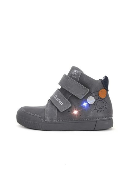 Incaltaminte din piele pentru copii, DDstep, Dark Grey, A068-42418BM