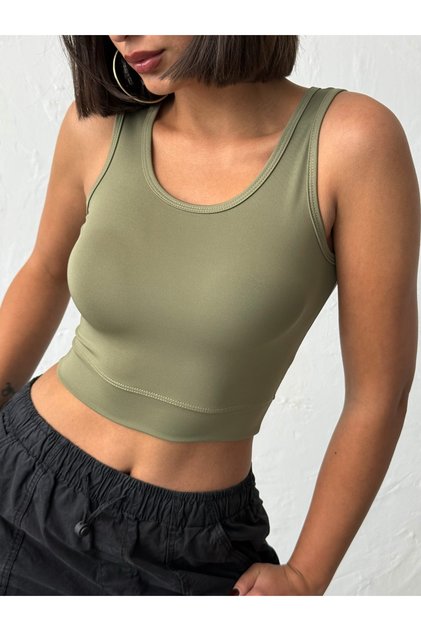 Women's Thick Strap Bodysuit Cropped