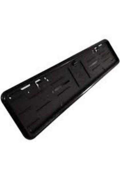Parlak Siyah Çerçeveli Oto Plakalık Abs Plastik Esnek Piano Black Plakalık 1 Adet