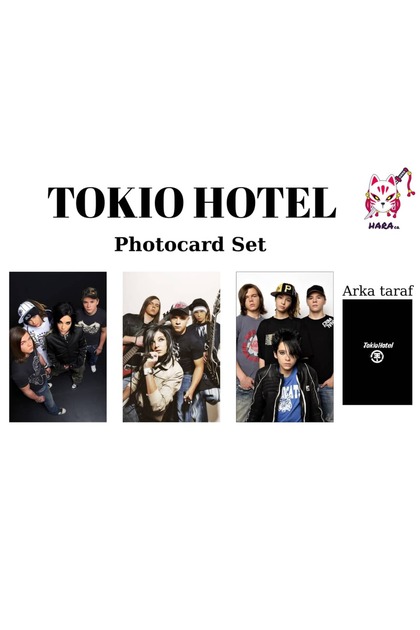 Hara Company Tokio Hotel Photocard Seti / Koleksiyon Kartı Seti v2