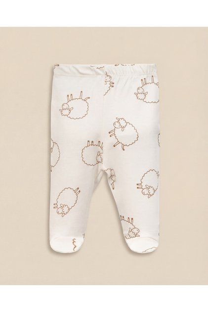 Single Bottom with Booties | Sheep Motif