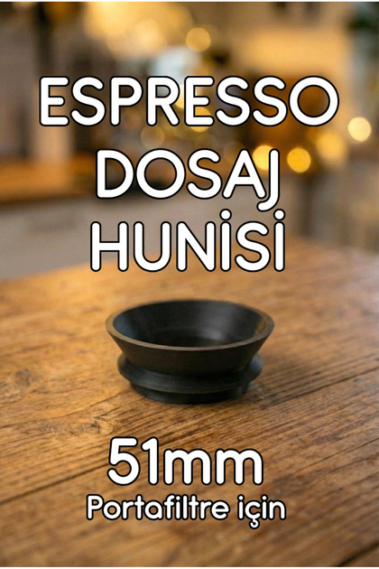 Saule 51mm Portafiltre Dozaj Halkası, Dozaj Hunisi, Kahve Dökme