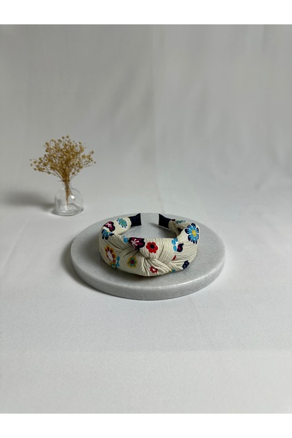 Patterned Knotted Crown Hair Band