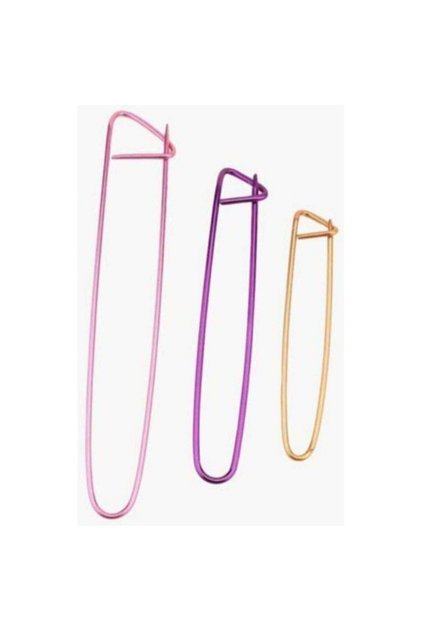 3 Pieces of Knitting Loop Markers, Loop Suspension Safety Pins