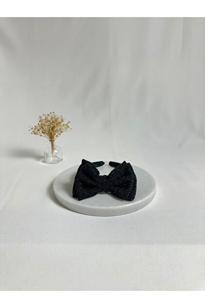 Emerald Green Double Bow Glittery Crown Headband