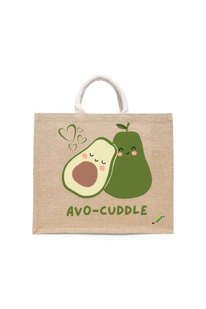 Tote Bag - Avo Cuddle Printed Stylish Carry-All Cotton Tote Set of 01
